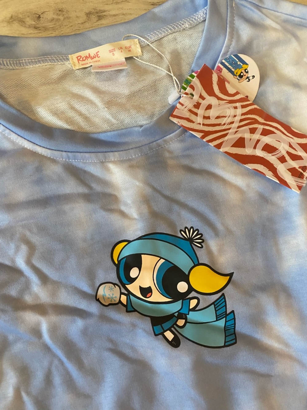 The Power Puff Girls Bubbles x Romwe top- NWT 🫧 - Picture 8 of 16
